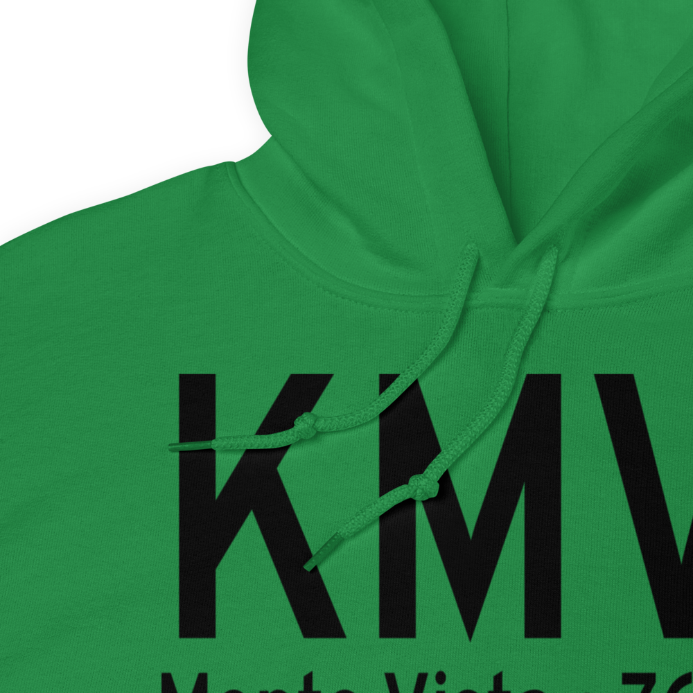 Monte Vista Municipal Airport (KMVI) ICAO Hoodie Sweatshirt 