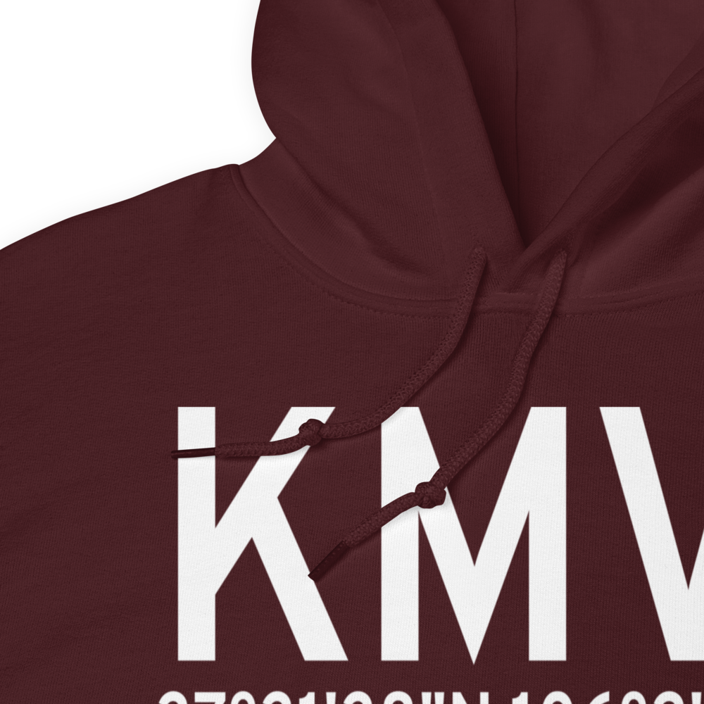 Monte Vista Municipal Airport (KMVI) ICAO Hoodie Sweatshirt 