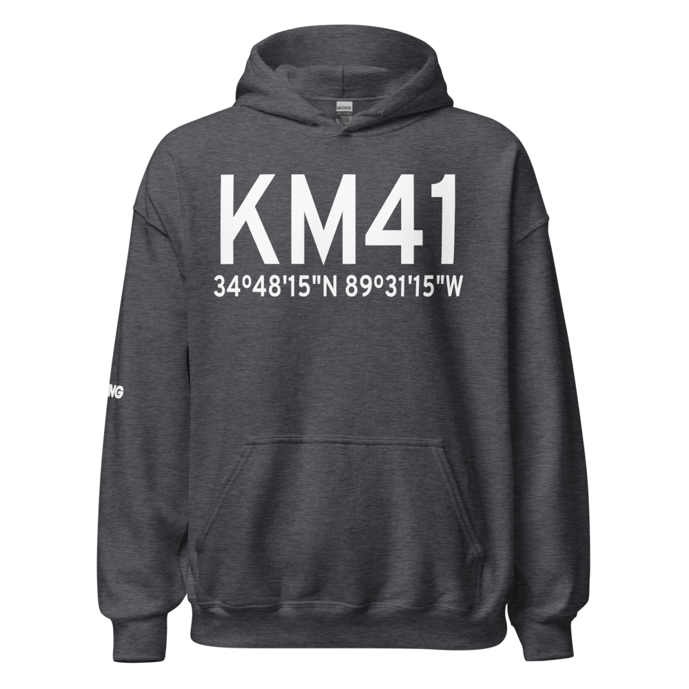 Holly Springs Marshall County Airport (KM41) ICAO Hoodie Sweatshirt 