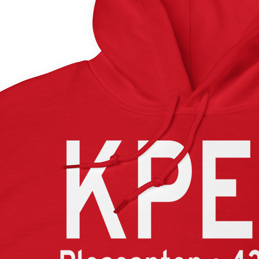 Pleasanton Municipal Airport (KPEZ) ICAO Hoodie Sweatshirt 
