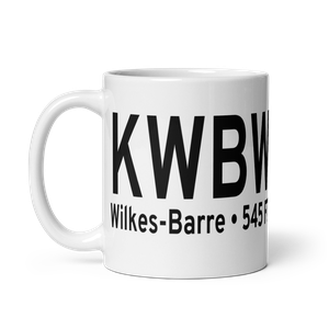 Wilkes Barre Wyoming Valley Airport (KWBW) ICAO Mug