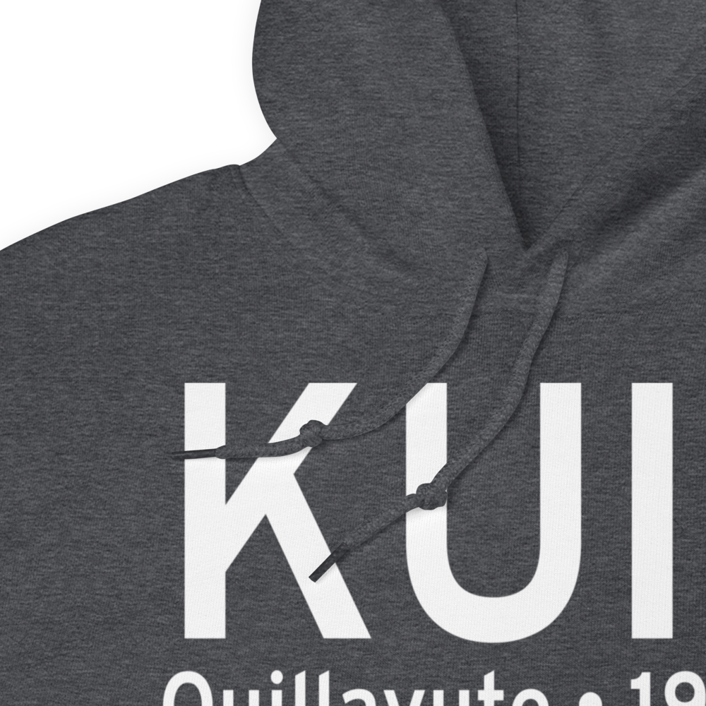 Quillayute Airport (KUIL) ICAO Hoodie Sweatshirt 