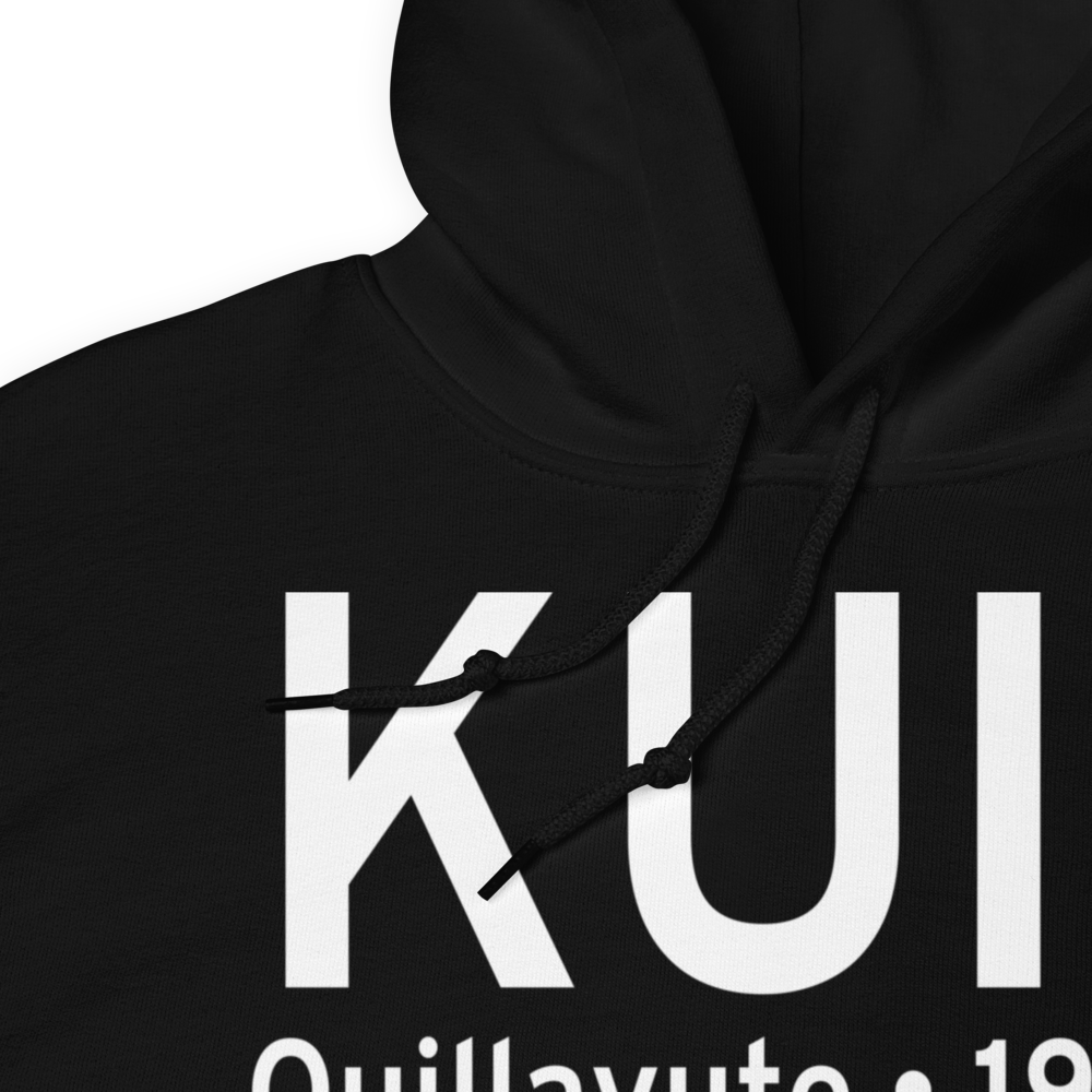 Quillayute Airport (KUIL) ICAO Hoodie Sweatshirt 