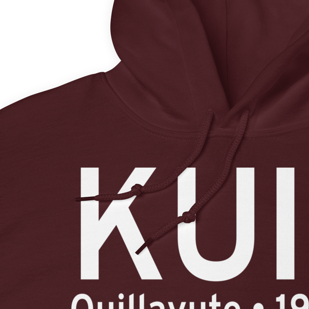 Quillayute Airport (KUIL) ICAO Hoodie Sweatshirt 