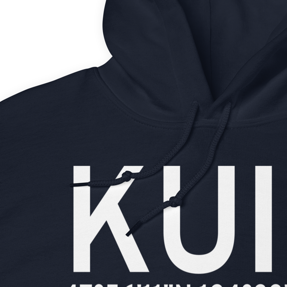 Quillayute Airport (KUIL) ICAO Hoodie Sweatshirt 