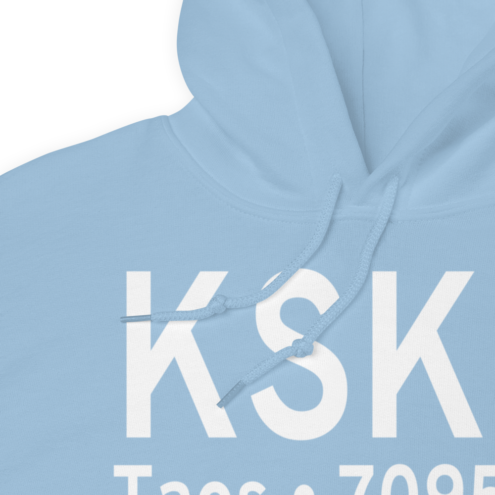 Taos Regional Airport (KSKX) ICAO Hoodie Sweatshirt 