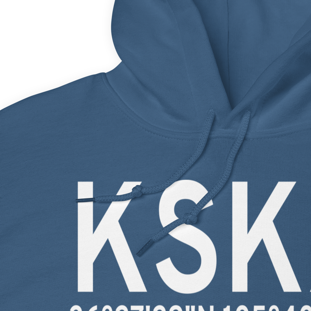 Taos Regional Airport (KSKX) ICAO Hoodie Sweatshirt 