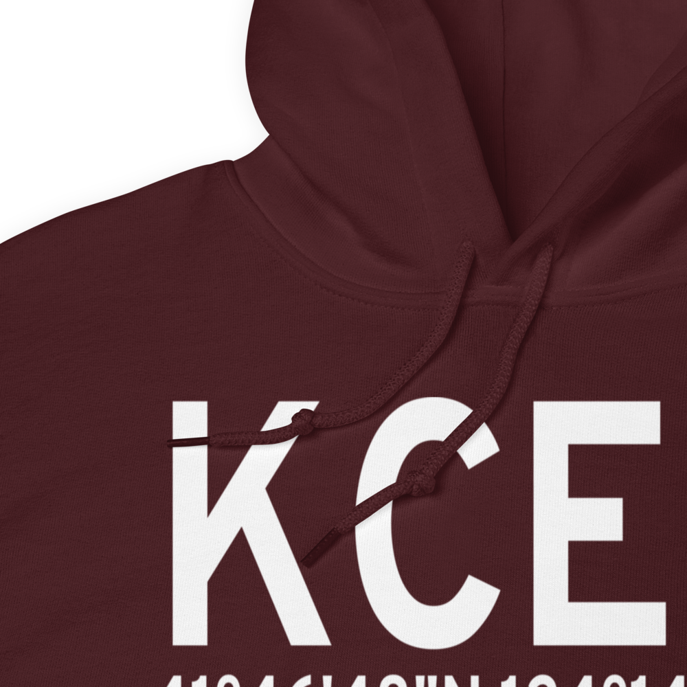Jack Mc Namara Field Airport (KCEC) ICAO Hoodie Sweatshirt 