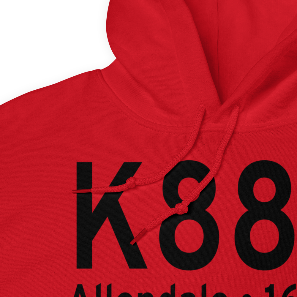 Allendale County Airport (K88J) ICAO Hoodie Sweatshirt 