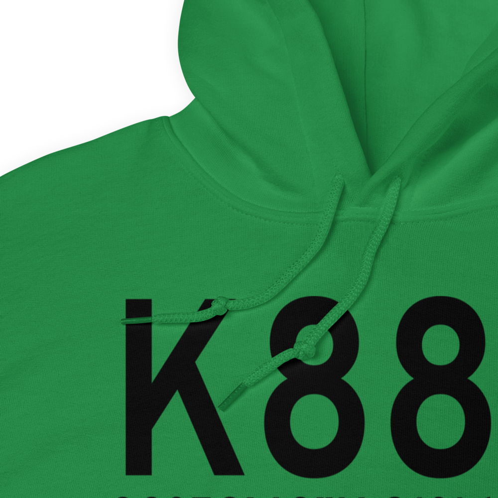 Allendale County Airport (K88J) ICAO Hoodie Sweatshirt 