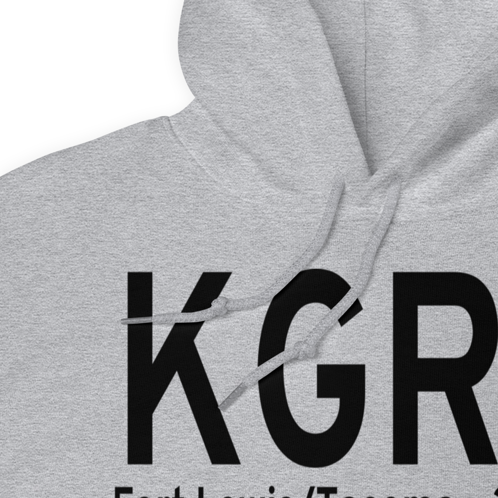 Gray Army Air Field (KGRF) ICAO Hoodie Sweatshirt 