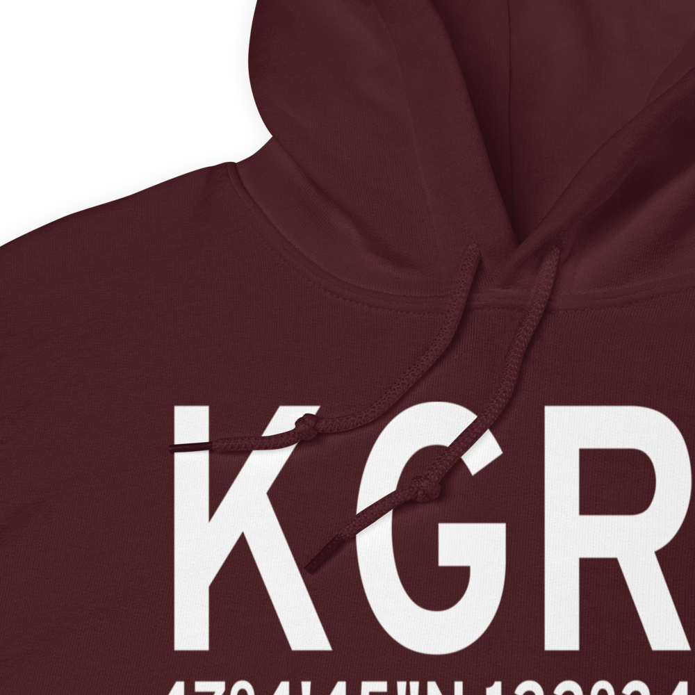 Gray Army Air Field (KGRF) ICAO Hoodie Sweatshirt 