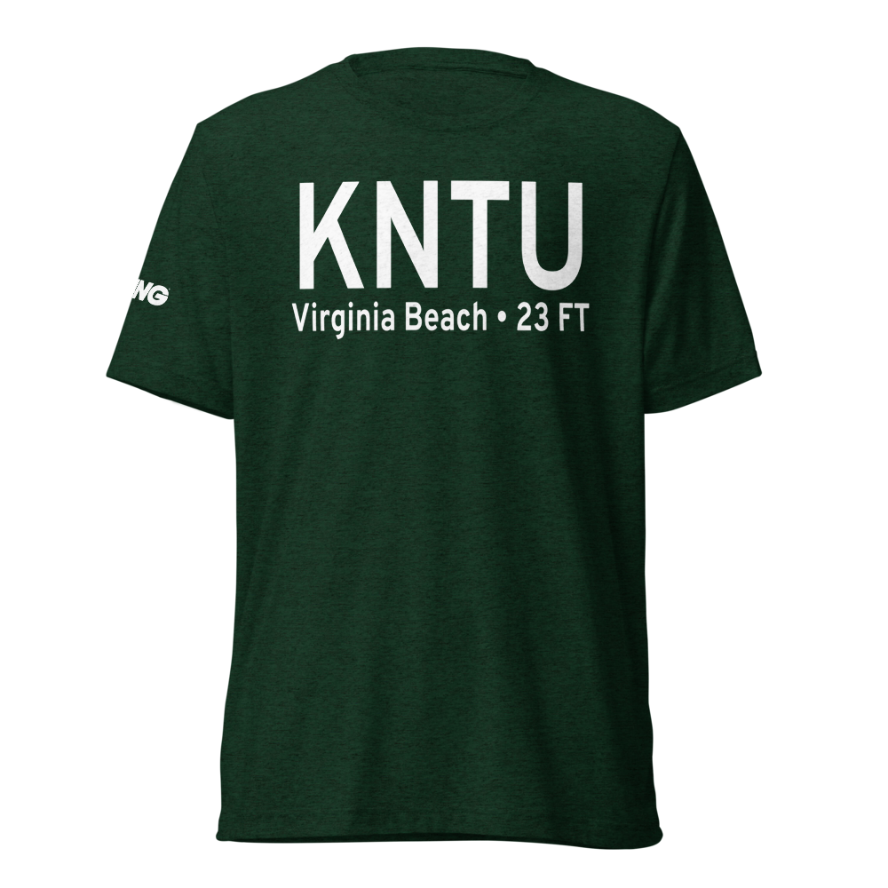Oceana Naval Air Station (KNTU) ICAO Tri-blend T-Shirt 