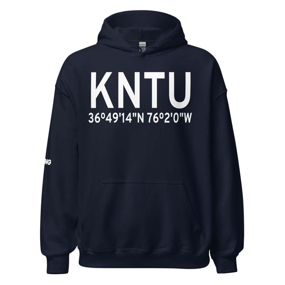 Oceana Naval Air Station (KNTU) ICAO Hoodie Sweatshirt 