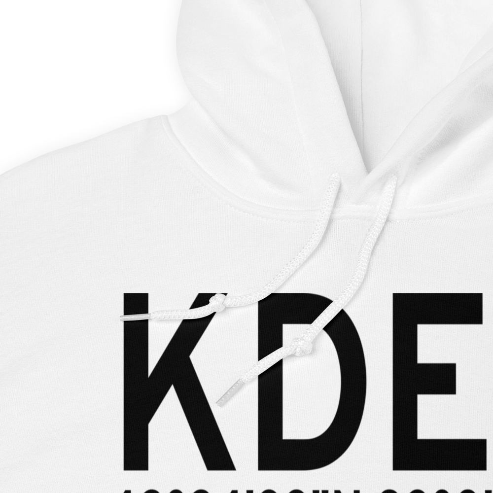Coleman A. Young Municipal Airport (KDET) ICAO Hoodie Sweatshirt 