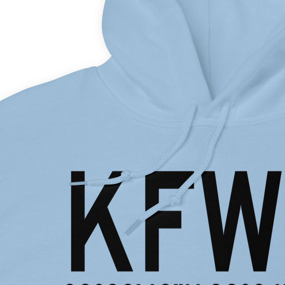 Fairfield Municipal Airport (KFWC) ICAO Hoodie Sweatshirt 
