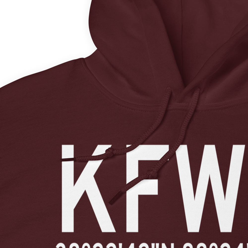 Fairfield Municipal Airport (KFWC) ICAO Hoodie Sweatshirt 