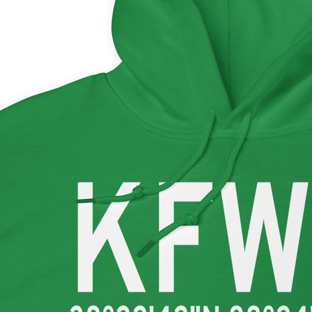 Fairfield Municipal Airport (KFWC) ICAO Hoodie Sweatshirt 