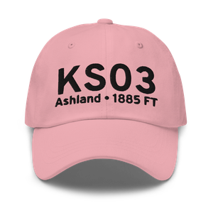 Ashland Municipal Sumner Parker Field (KS03) ICAO Hat