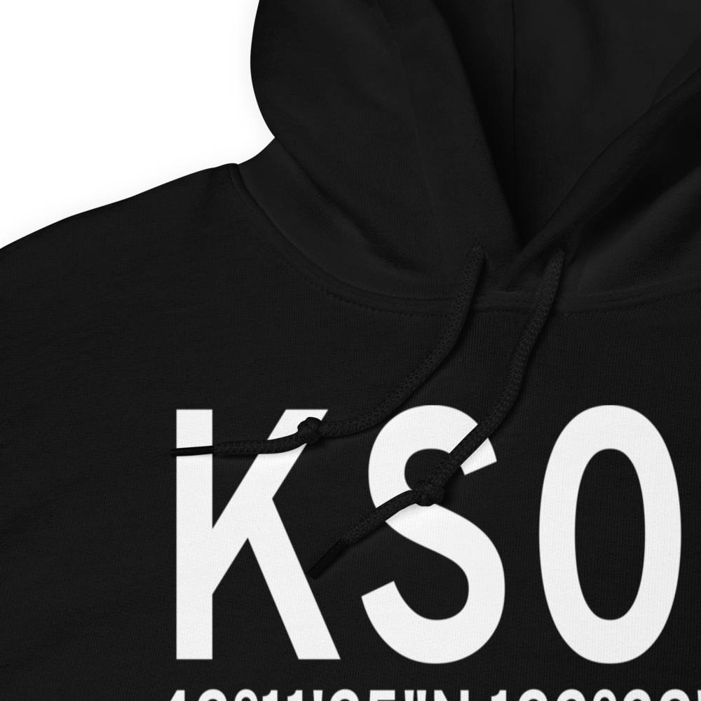 Ashland Municipal Sumner Parker Field (KS03) ICAO Hoodie Sweatshirt 