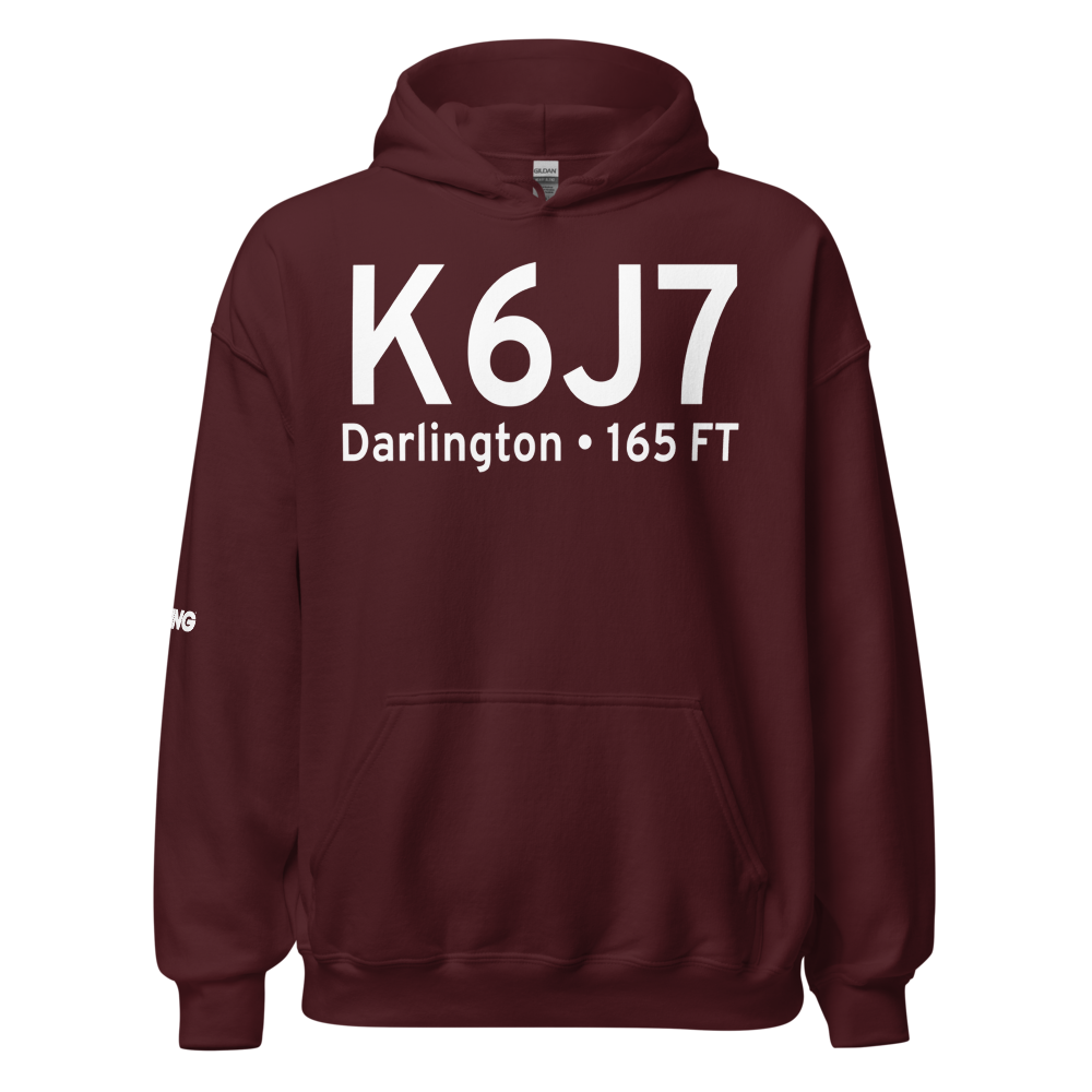 Branhams Airport (K6J7) ICAO Hoodie Sweatshirt 