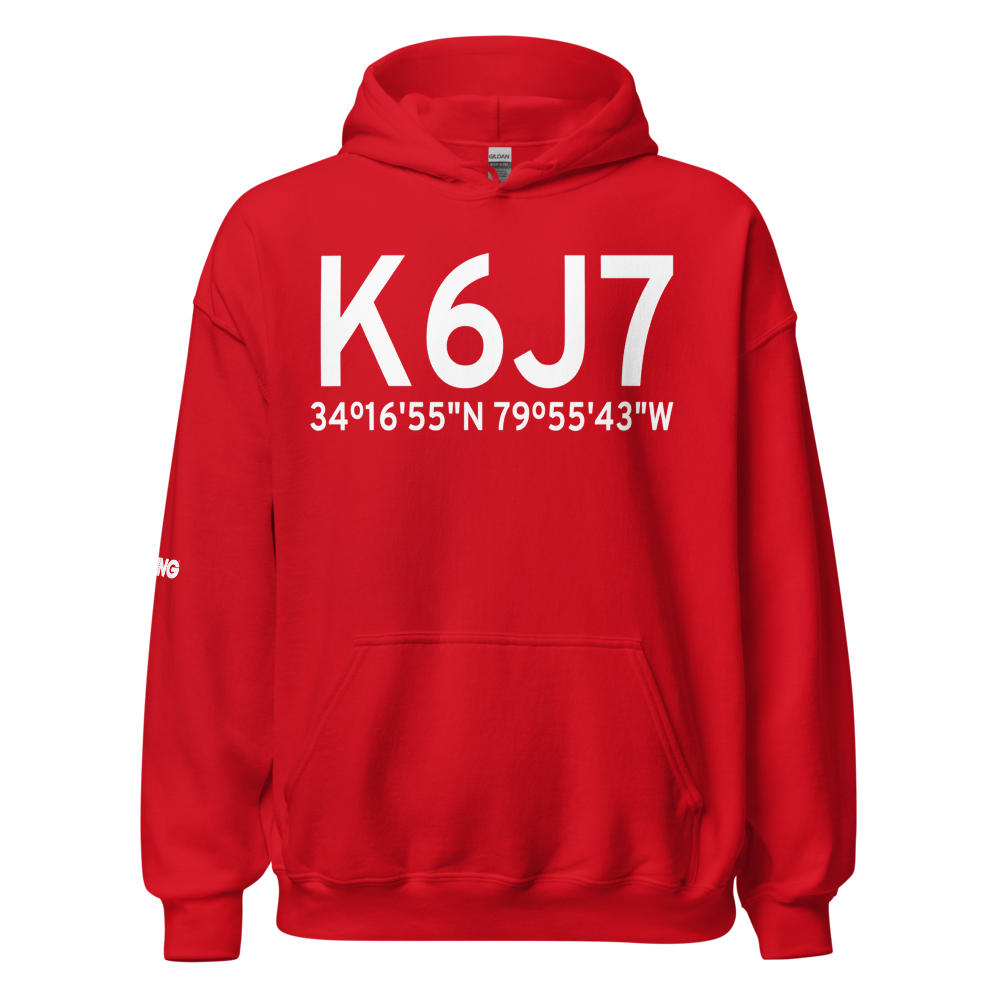 Branhams Airport (K6J7) ICAO Hoodie Sweatshirt 