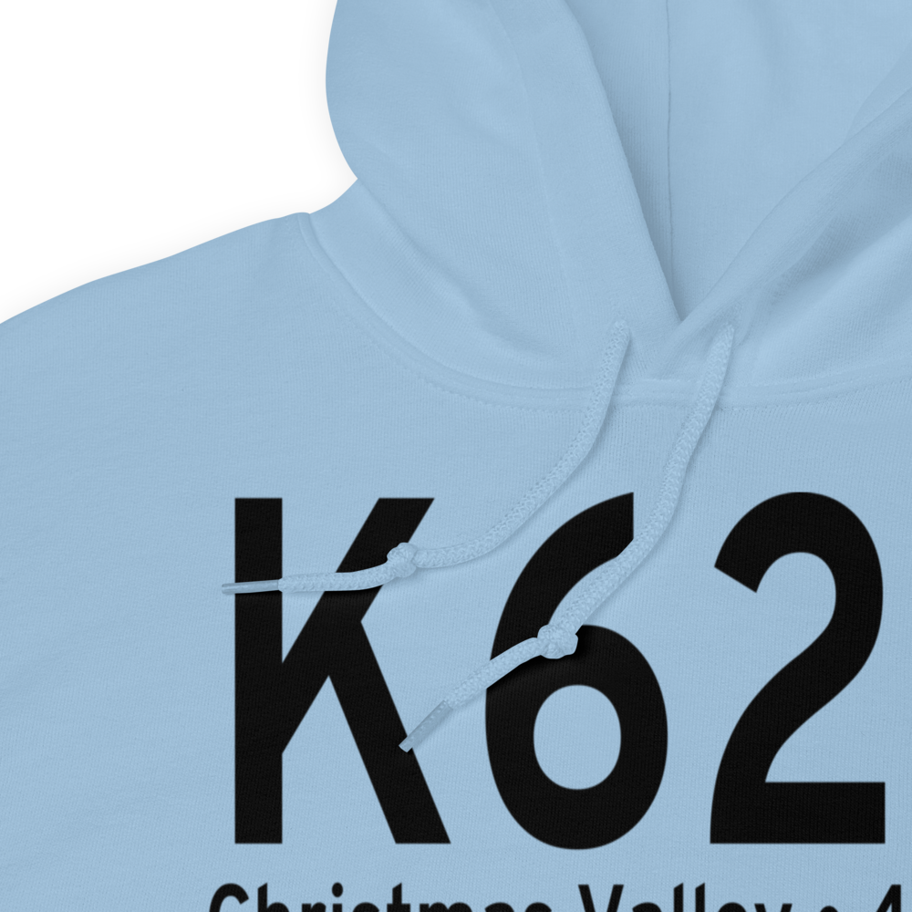 Christmas Valley Airport (K62S) ICAO Hoodie Sweatshirt 