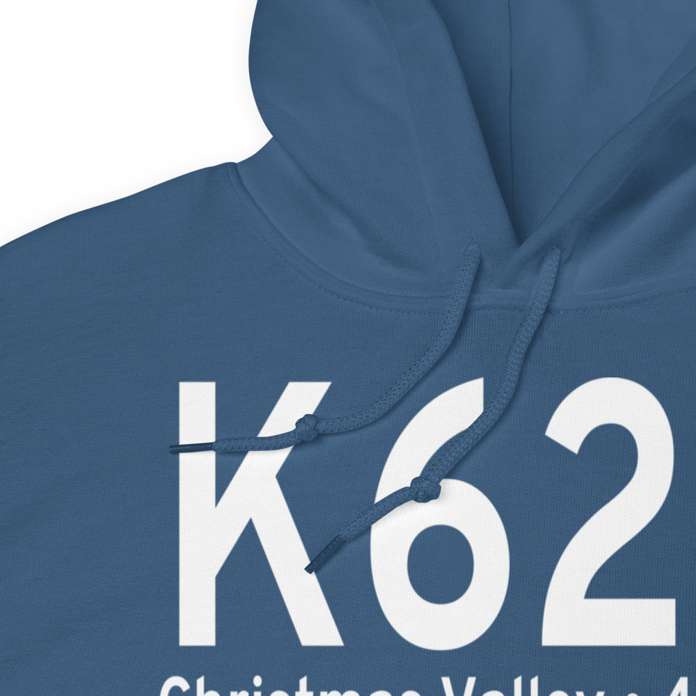 Christmas Valley Airport (K62S) ICAO Hoodie Sweatshirt 