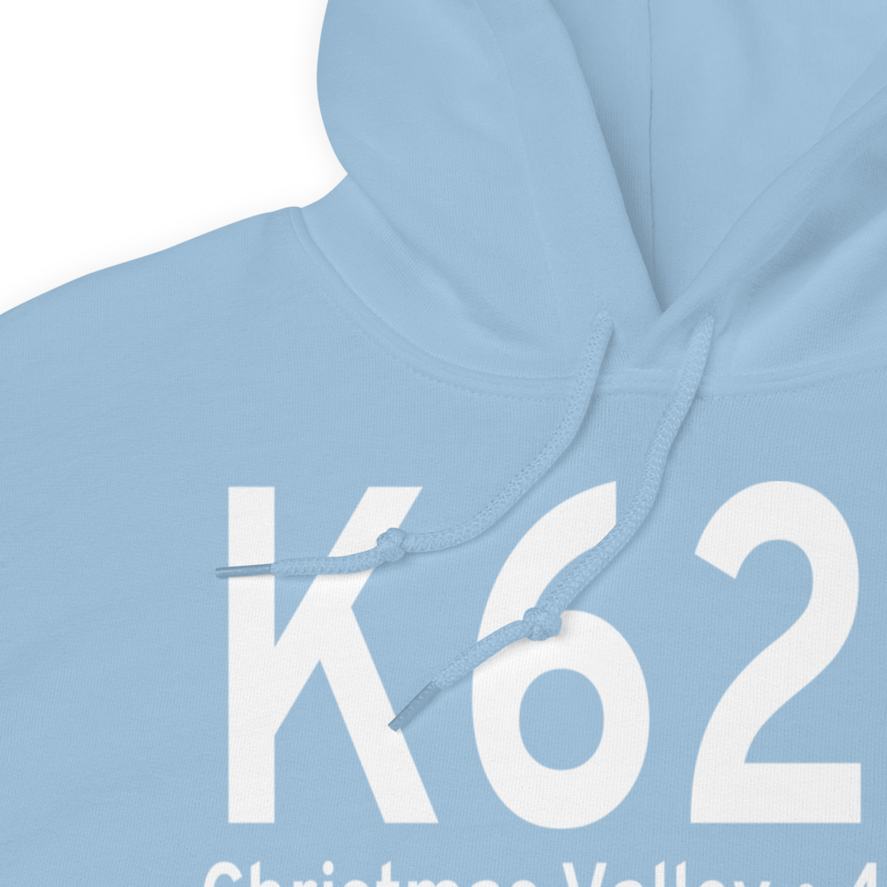 Christmas Valley Airport (K62S) ICAO Hoodie Sweatshirt 