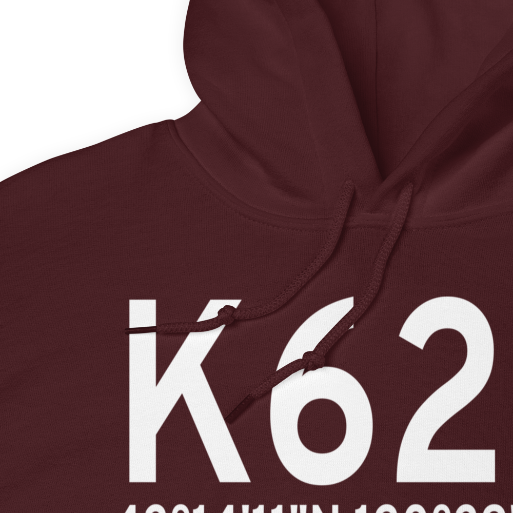 Christmas Valley Airport (K62S) ICAO Hoodie Sweatshirt 