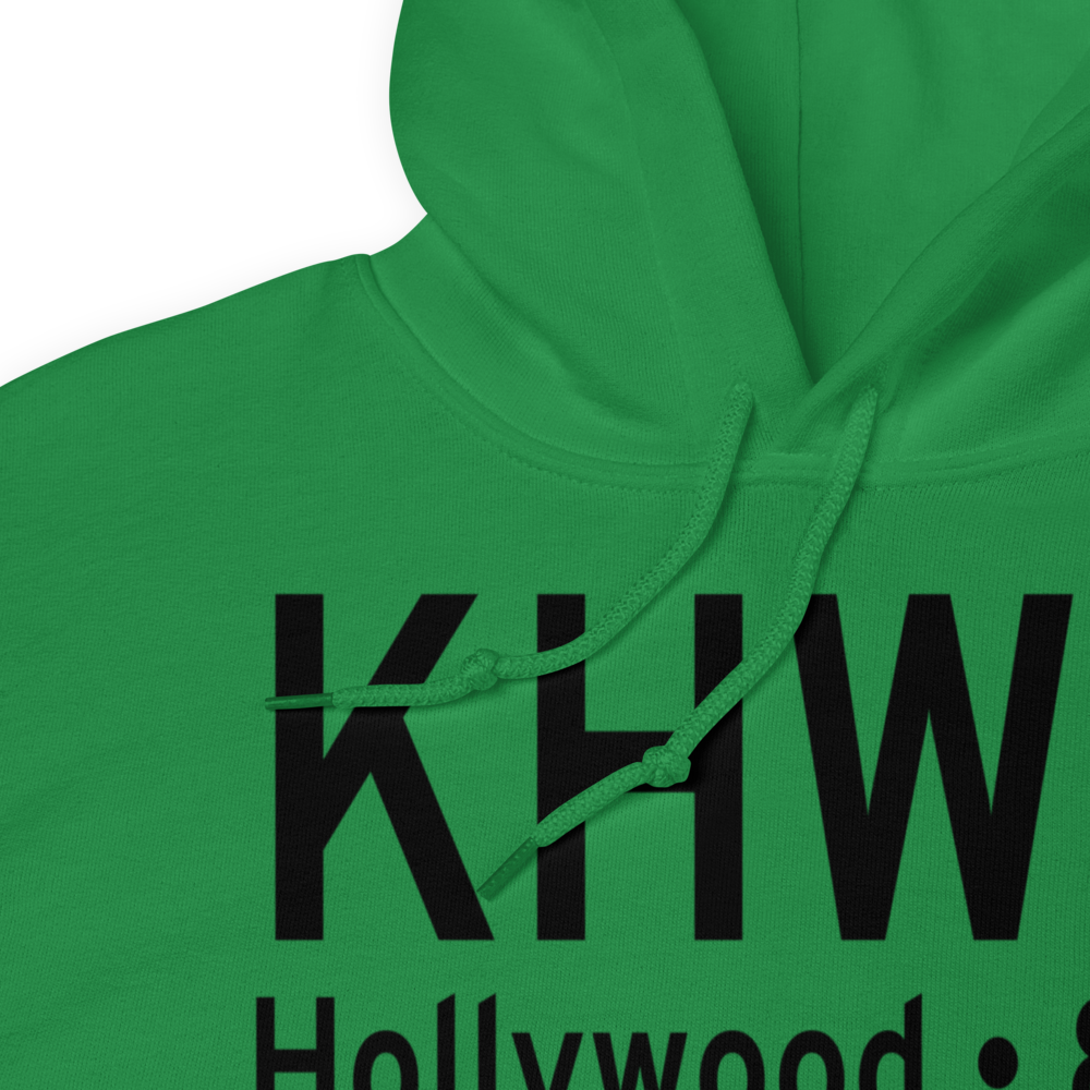 North Perry Airport (KHWO) ICAO Hoodie Sweatshirt 
