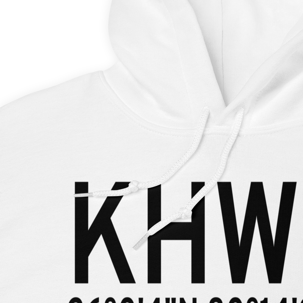 North Perry Airport (KHWO) ICAO Hoodie Sweatshirt 