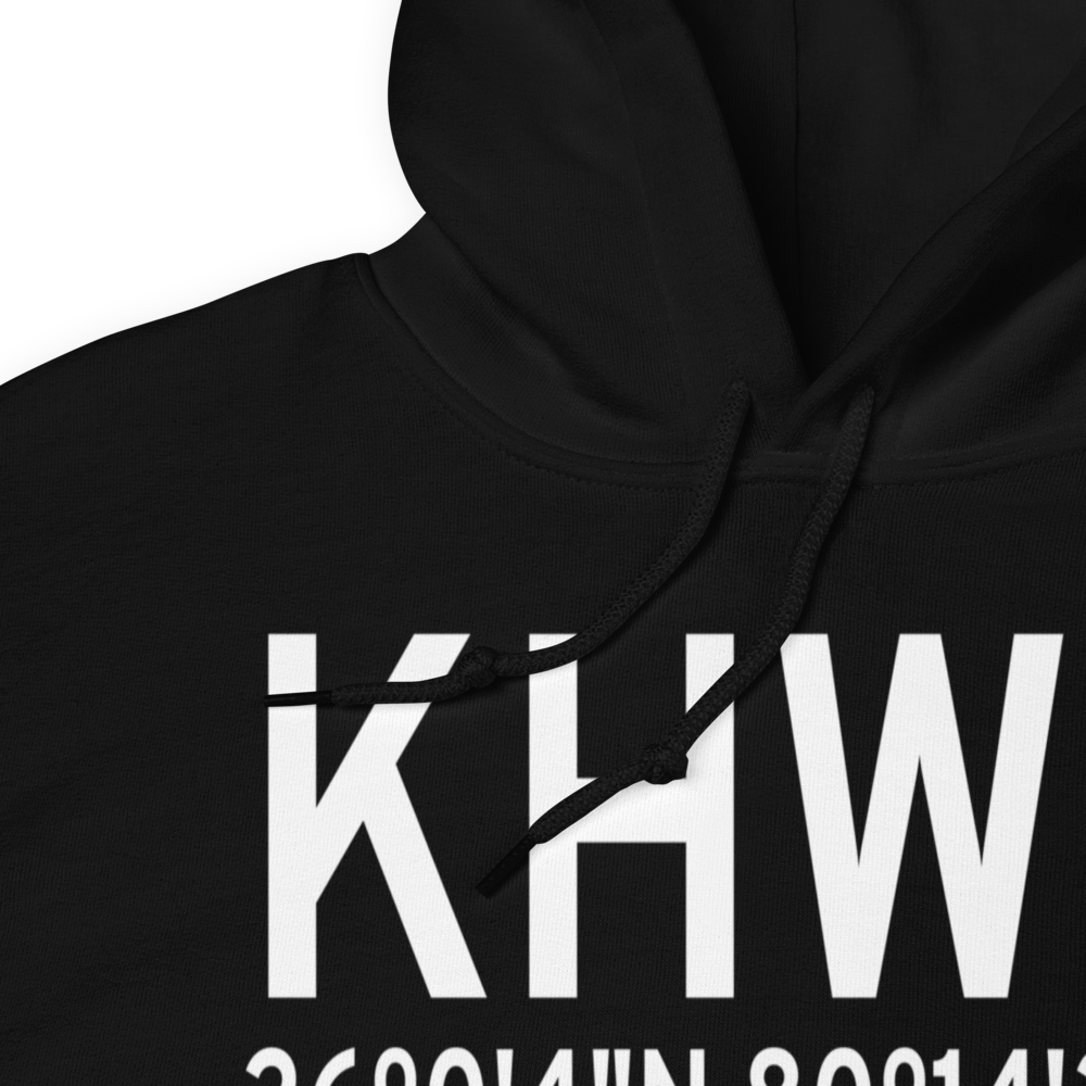 North Perry Airport (KHWO) ICAO Hoodie Sweatshirt 