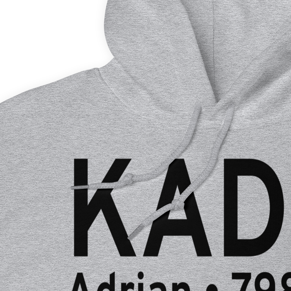 Lenawee County Airport (KADG) ICAO Hoodie Sweatshirt 