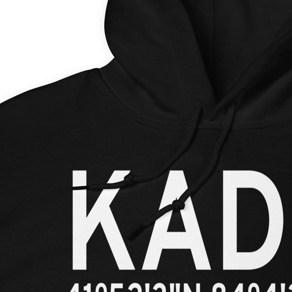 Lenawee County Airport (KADG) ICAO Hoodie Sweatshirt 