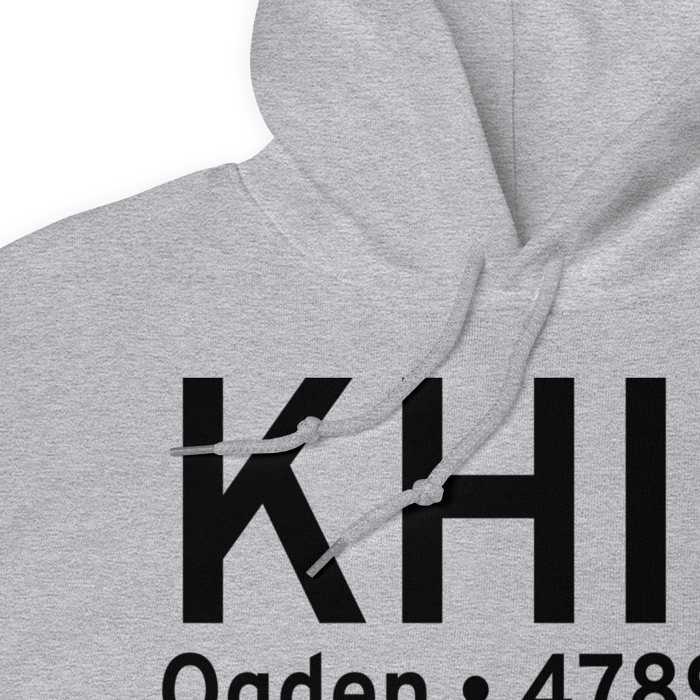 Hill Air Force Base (KHIF) ICAO Hoodie Sweatshirt 