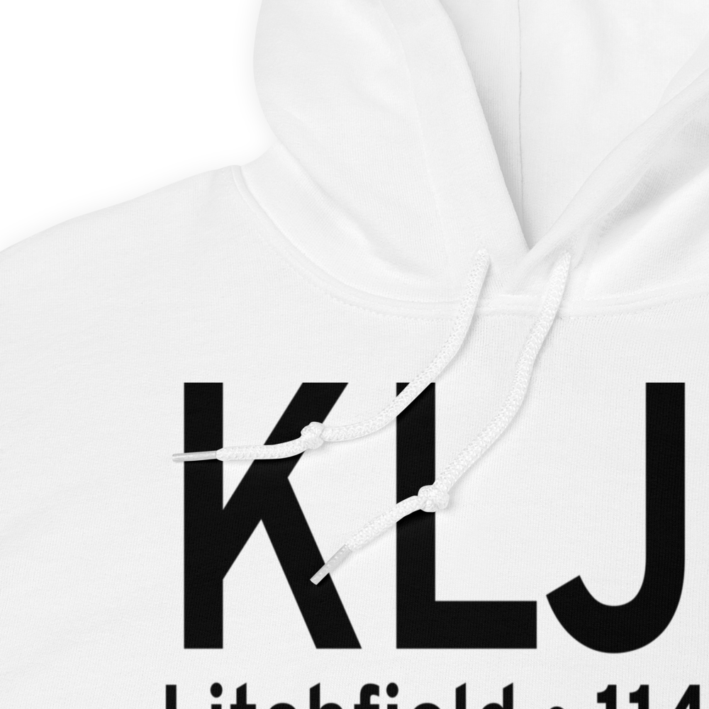 Litchfield Municipal Airport (KLJF) ICAO Hoodie Sweatshirt 