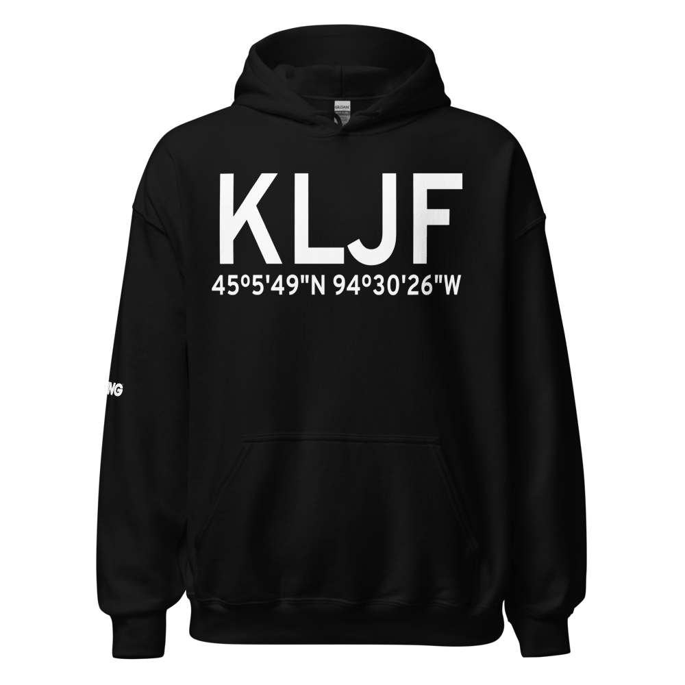 Litchfield Municipal Airport (KLJF) ICAO Hoodie Sweatshirt 