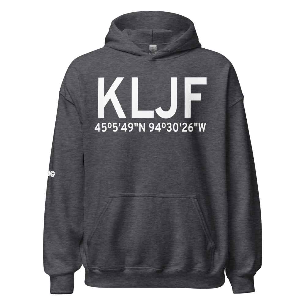 Litchfield Municipal Airport (KLJF) ICAO Hoodie Sweatshirt 