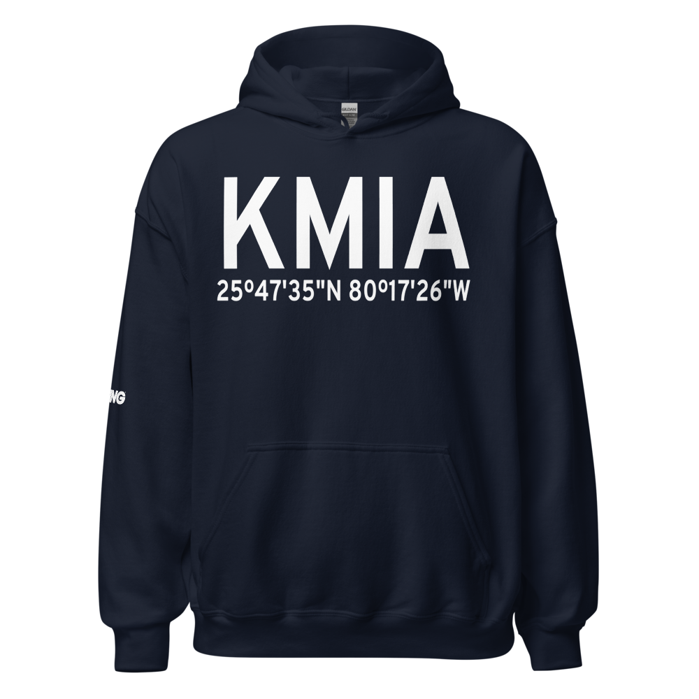 Miami International Airport (KMIA) ICAO Hoodie Sweatshirt 