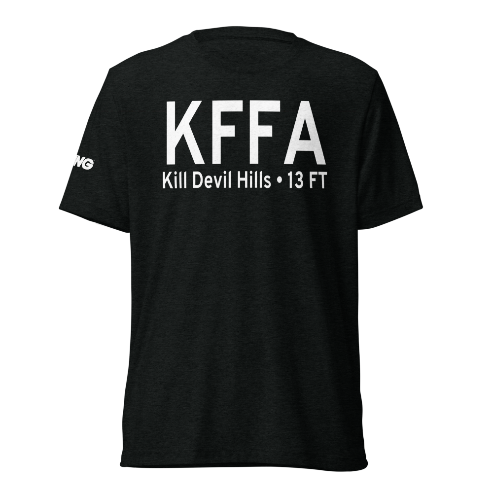 First Flight Airport (KFFA) ICAO Tri-blend T-Shirt 