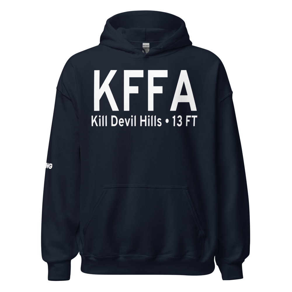 First Flight Airport (KFFA) ICAO Hoodie Sweatshirt 