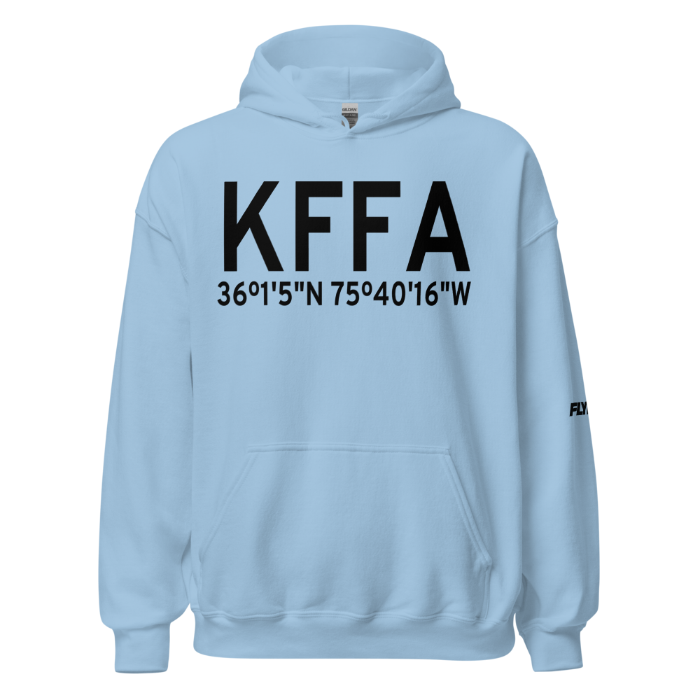 First Flight Airport (KFFA) ICAO Hoodie Sweatshirt 