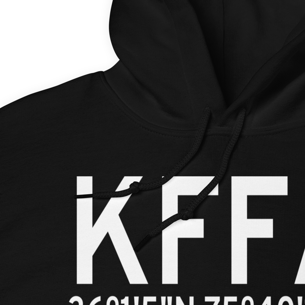 First Flight Airport (KFFA) ICAO Hoodie Sweatshirt 
