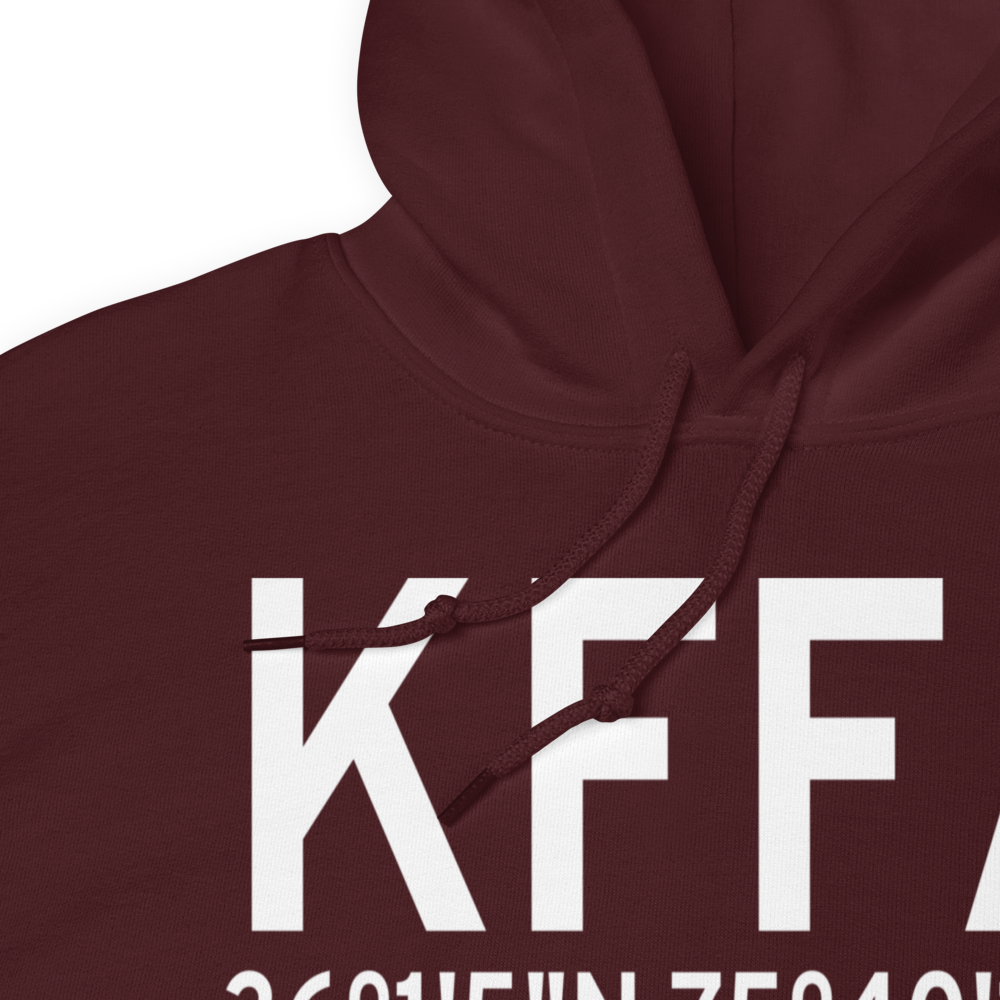 First Flight Airport (KFFA) ICAO Hoodie Sweatshirt 