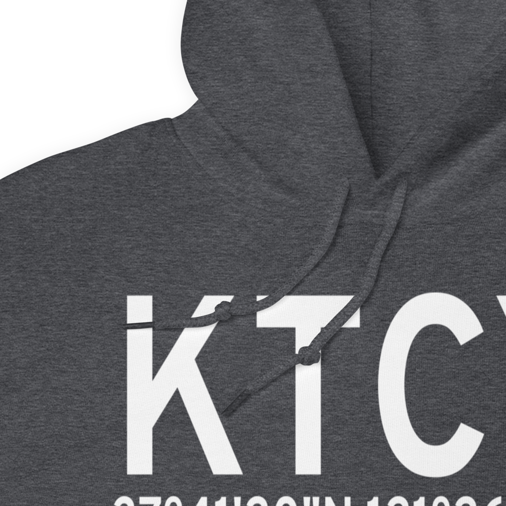 Tracy Municipal Airport (KTCY) ICAO Hoodie Sweatshirt 