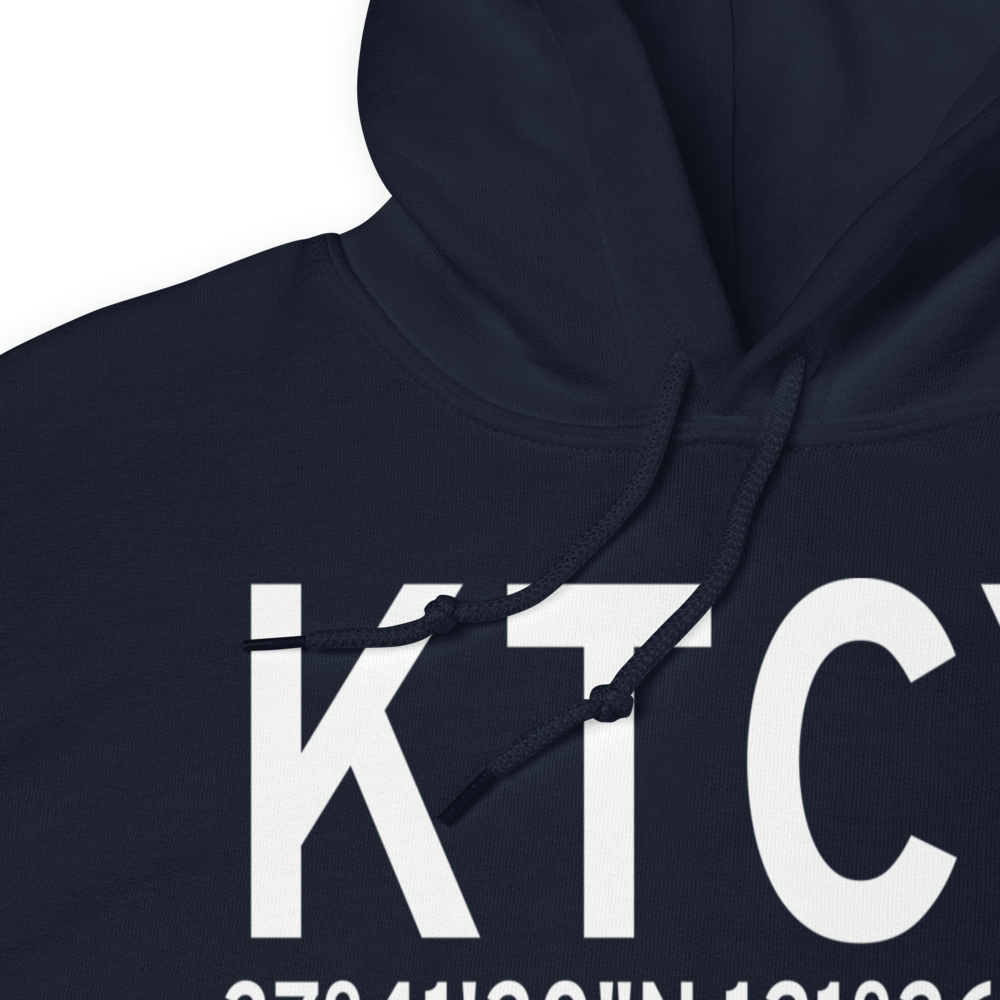 Tracy Municipal Airport (KTCY) ICAO Hoodie Sweatshirt 