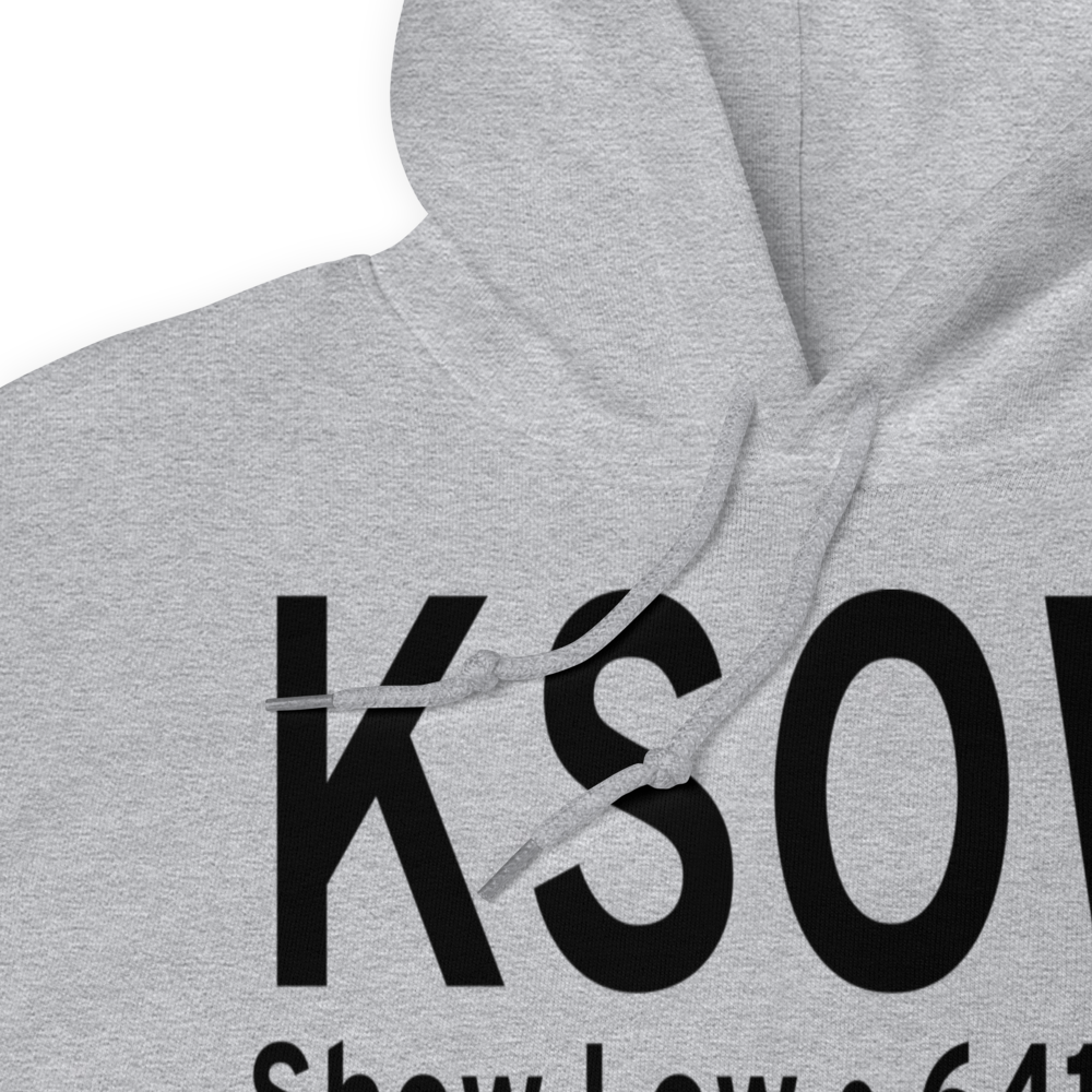 Show Low Regional Airport (KSOW) ICAO Hoodie Sweatshirt 