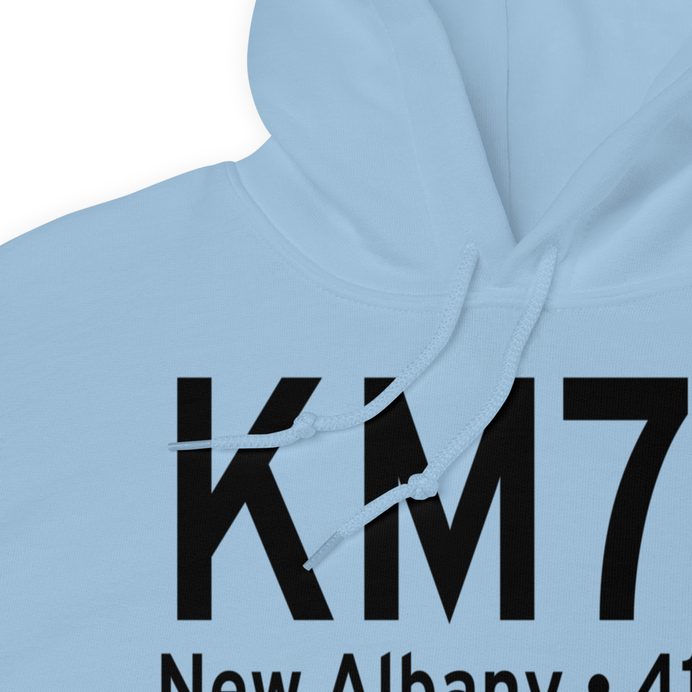 New Albany Union County Airport (KM72) ICAO Hoodie Sweatshirt 