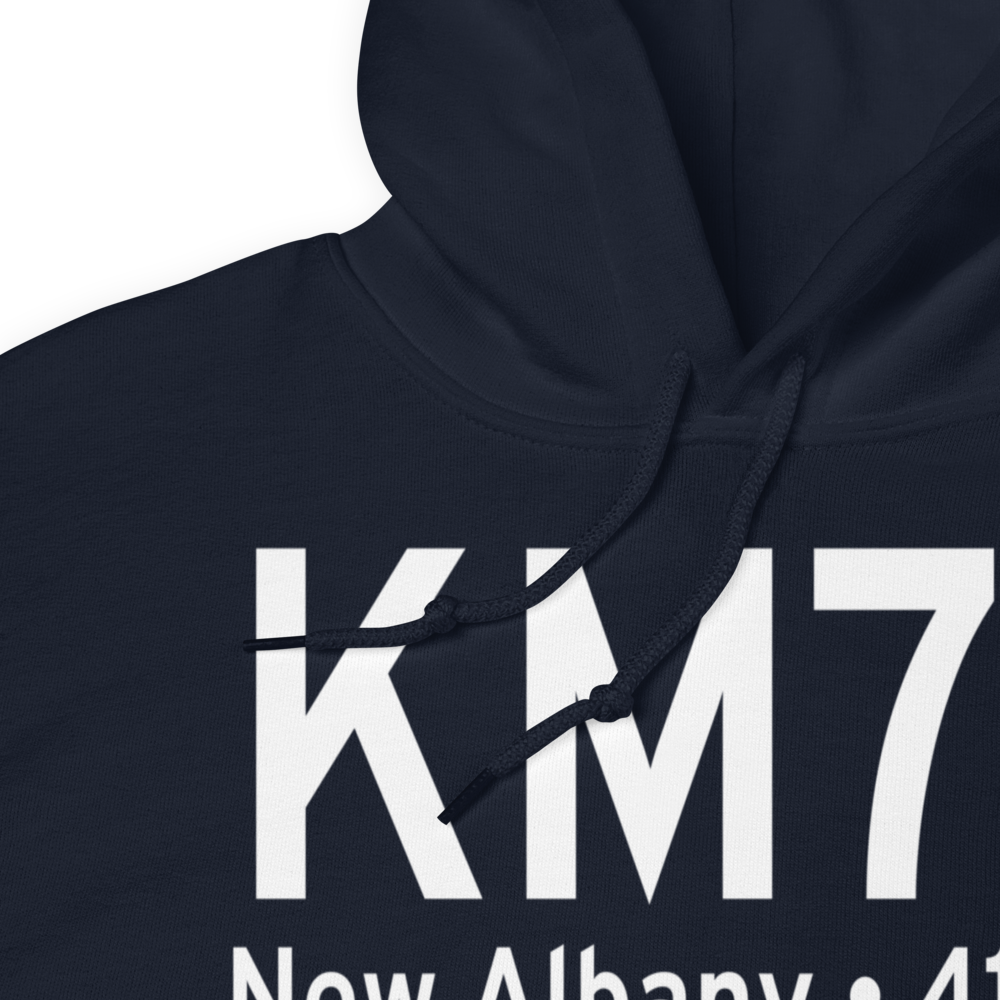 New Albany Union County Airport (KM72) ICAO Hoodie Sweatshirt 